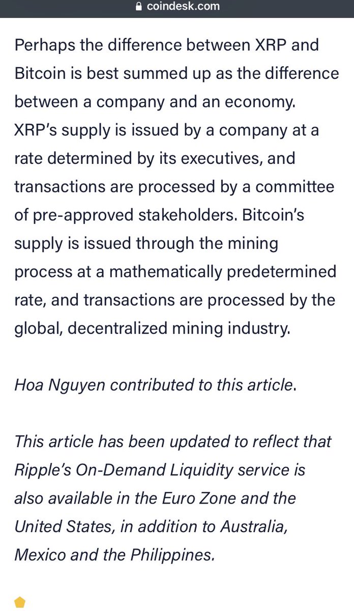This doesn't make sense at all. All XRPs are already issued. Ripple can do what they want with their holdings, just as miners and early adopters can do whatever they want with their BTC and mining rewards. IDGAF. The vast majority of Bitcoin's total supply is already distributed.