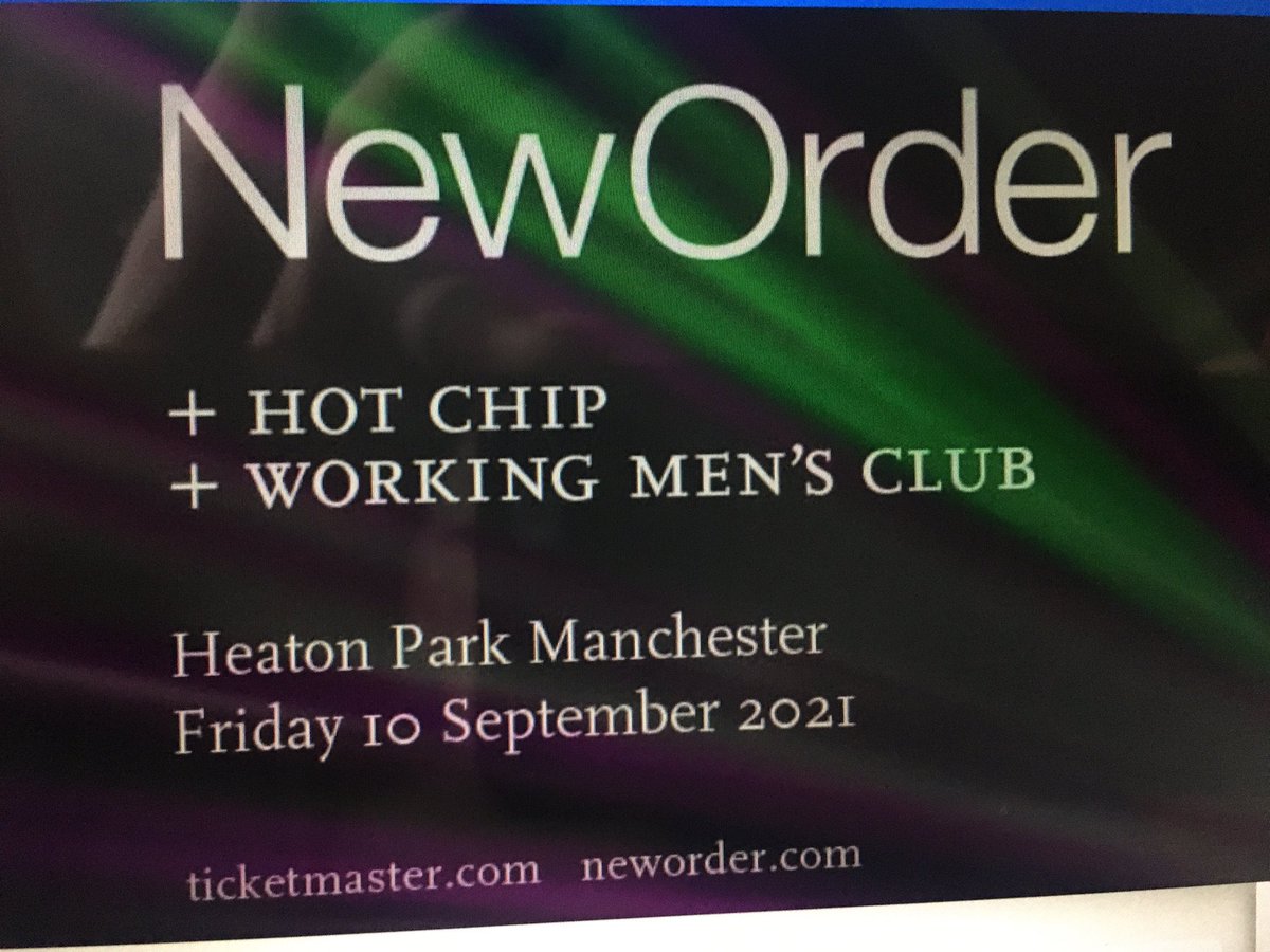 Might just be ready for this by time it comes around.   Please 2021, grant me a huge day and (all) night out, please.