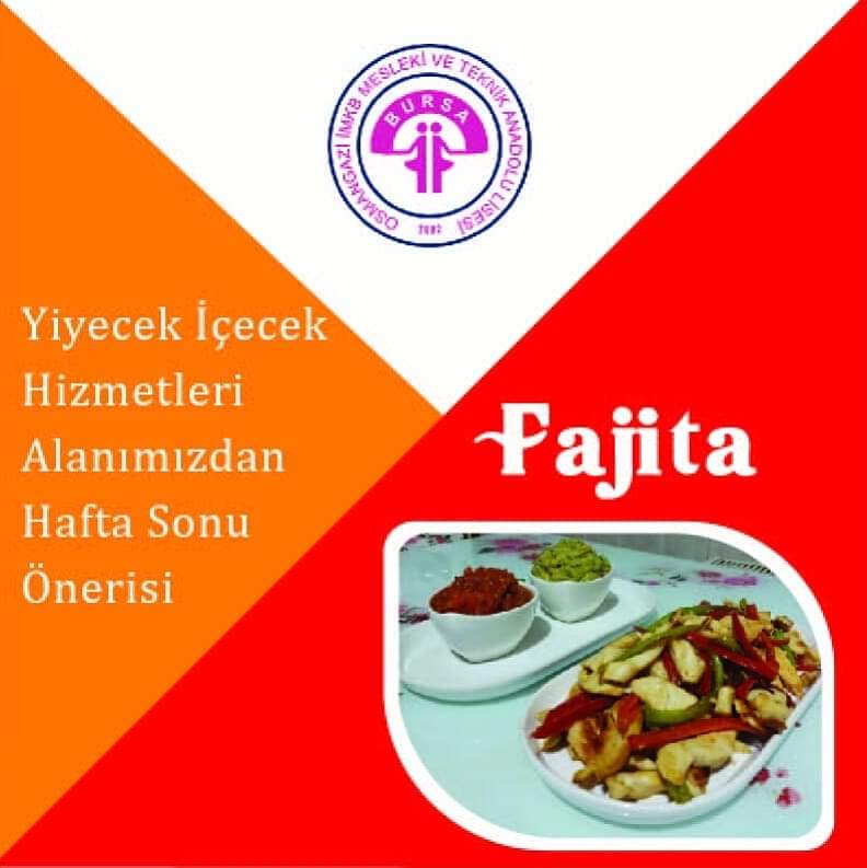 osmangazibist's tweet photo. Yiyecek İçecek Hizmetleri Alanımızdan #uzaktaneğitim konusu ve #haftasonu önerisi "Fajita, guacamole sos, salsa sos" Alan öğretmenlerimizin ve öğrencilerimizin ellerine sağlık 🍴
@nurtutkun2
#okul #meslekieğitim #okulmutfakta #okulevde
#fajita #salsasos https://t.co/1j8qPDEhoU