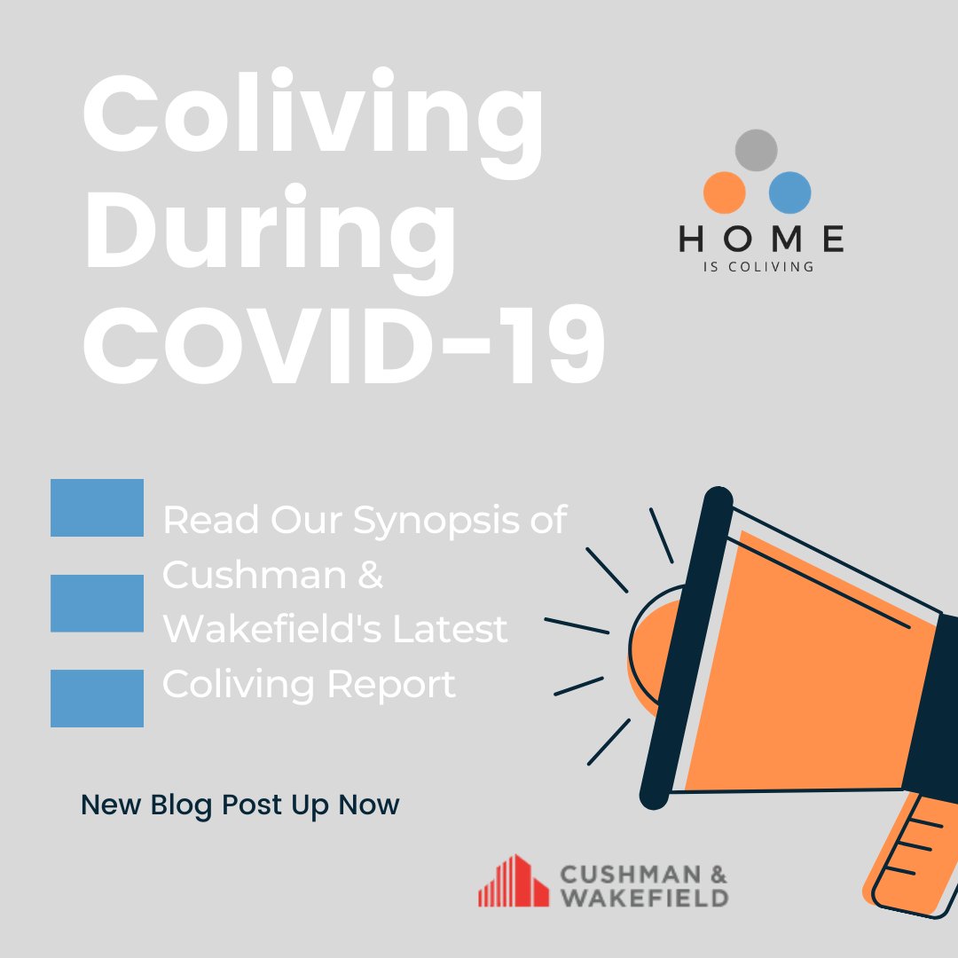 HomeIsColiving's tweet photo. On November 12th 2020, Cushman &amp; Wakefield published a report analyzing the impact Covid-19 has had on coliving. The statistics may surprise you! Read our synopsis now at https://t.co/QKIEZuIzYq https://t.co/M1WM0ONBNf