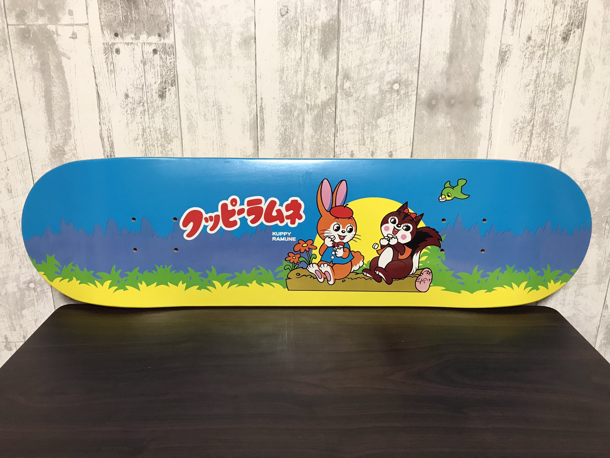 にゃかつがわ君 こんなグッズ スケボー まで出るとはー クッピーラムネ カクダイ製菓 T Co Myarkrex4t Twitter