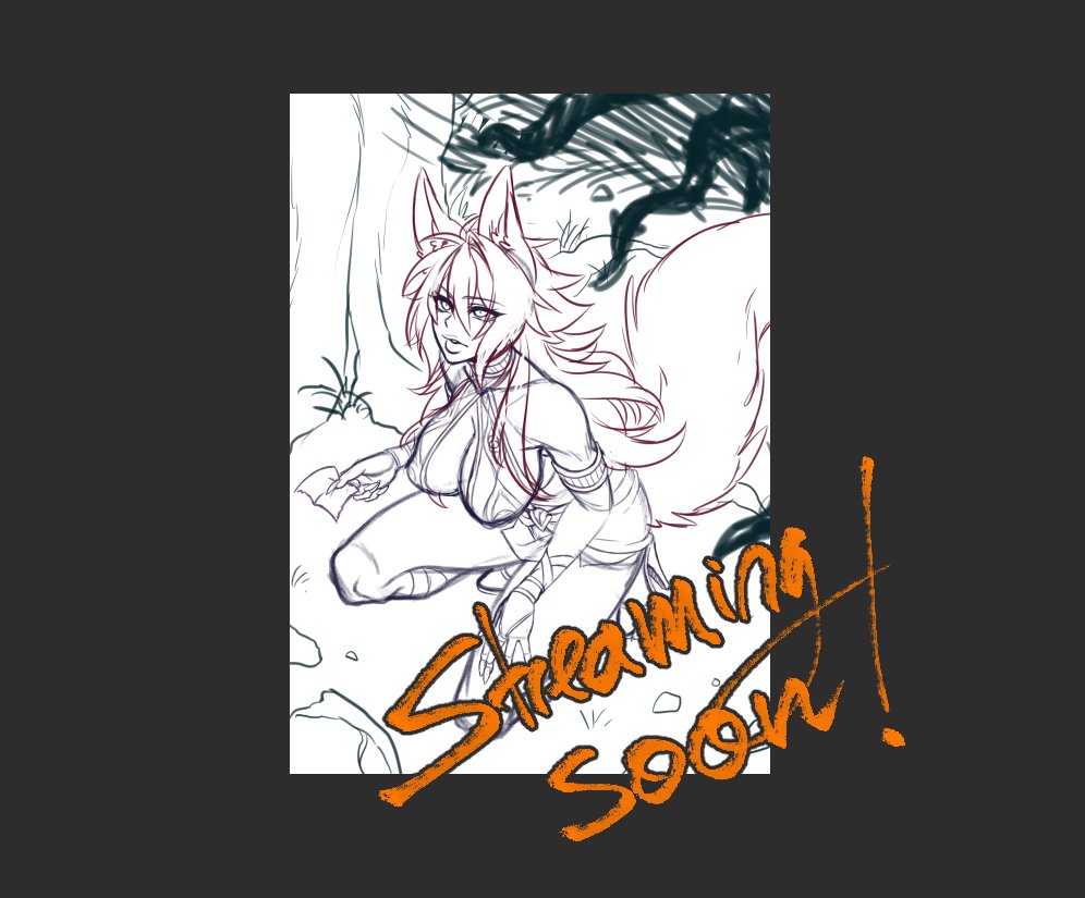 Crescentia4tuna's tweet photo. Ahoy~ stream starts in about 4h from now (20:00 GMT+1)
Today:
Wolf's choice artwork with Safiya
https://t.co/Q4iKNxRIN7
#Stream #kemonomimi #jackalgirl #Deathblight #artstream https://t.co/7W5WS7ISzg