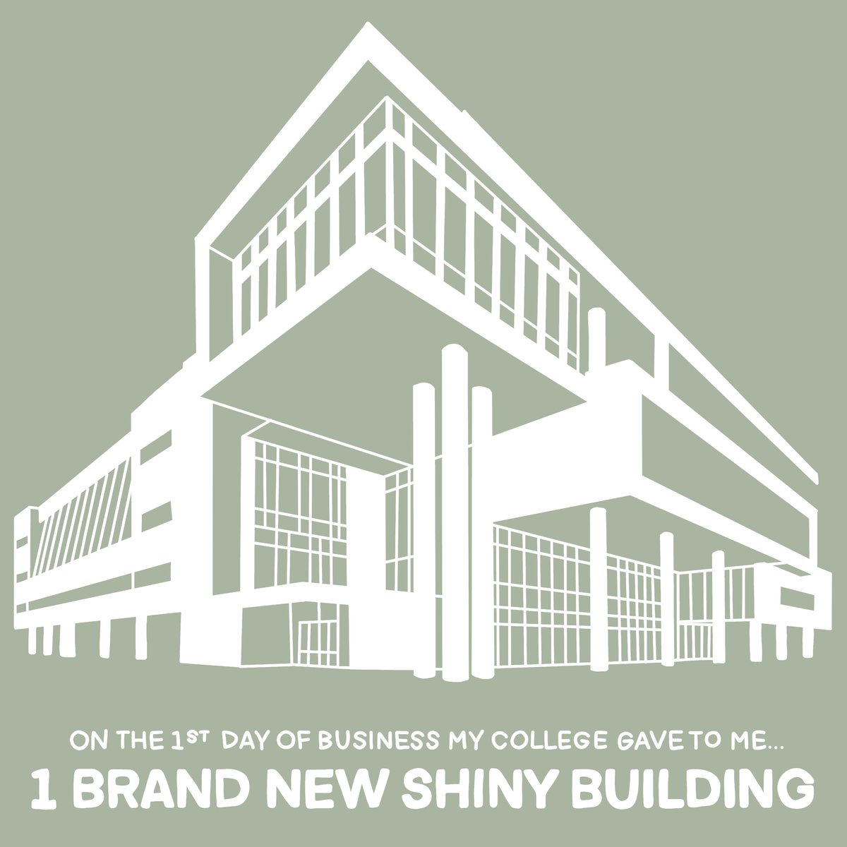 MOStateCOB's tweet image. On the 1st day of Business my college gave to me, a brand new shiny building. #12daysofbusiness