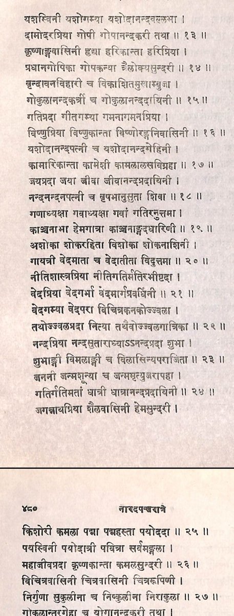 There's a Rādhā Sahasranama stotra in Narada pancharatra as well