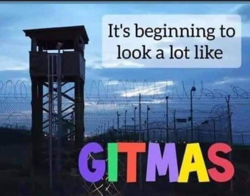 ABadassPatriot's tweet photo. It's that time of year!!
Season for Treasons Greetings
#Gitmas https://t.co/QbUVpT8MT8