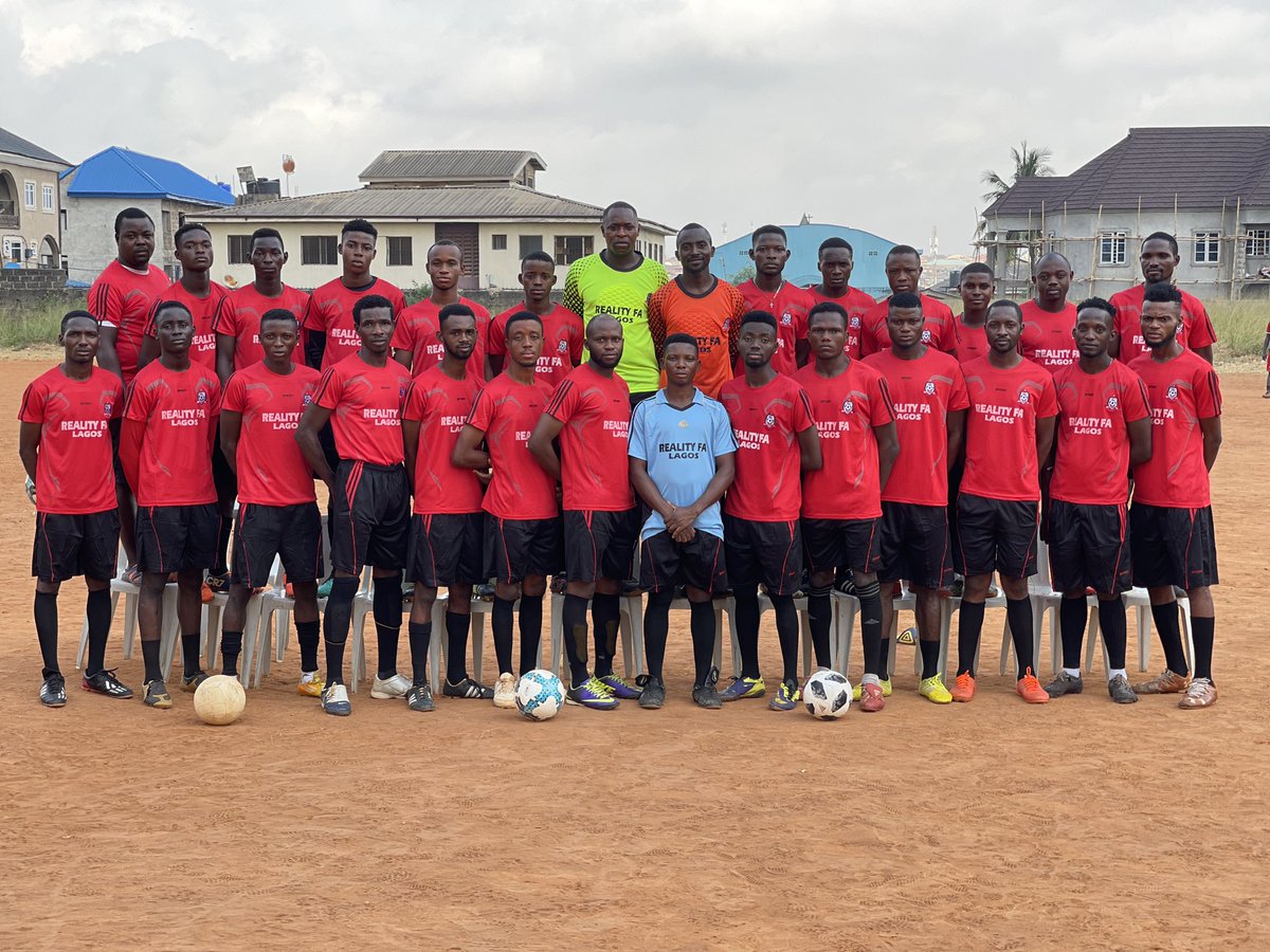 academy_reality's tweet photo. It was a monumental day for the club Reality Football Academy Lagos today as we’re happy to lunch our 2020/2021 season’s jersey, our new club logo and celebrate our affiliation to the Lagos FA. 

This light has started shinning!#RealityFA #JerseyLunch @academy_reality #LagosFA https://t.co/eM4O5hVN8g