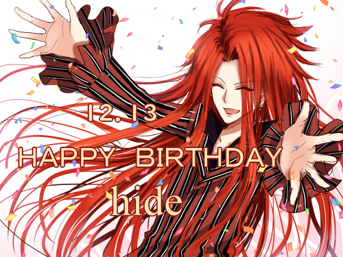 Happybirthdayhideのtwitterイラスト検索結果