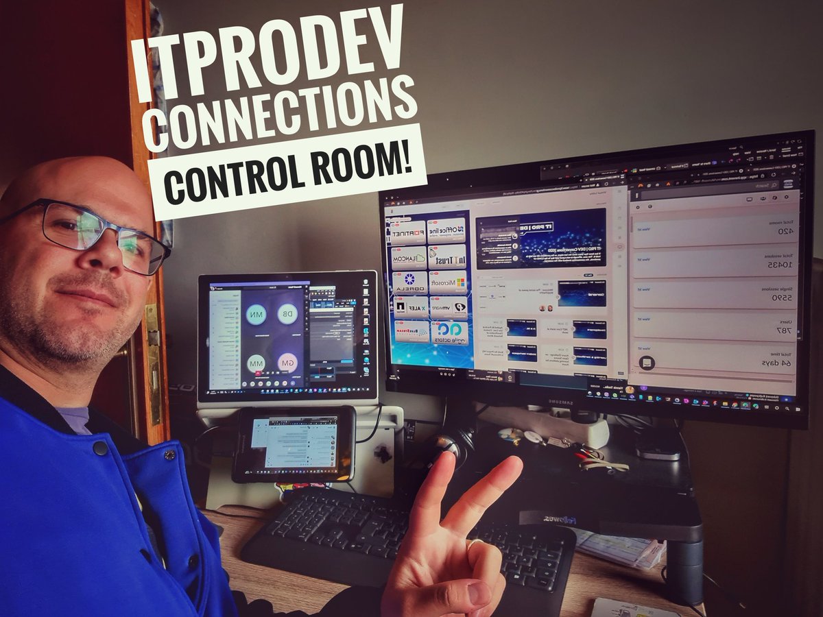 papostolidis's tweet photo. ITProDev Connections 2020 virtual event behind the scenes!! Great event, great session and a great supporting team behind!
#itprodevgreece #community #experiencethecommunity https://t.co/uy6v9yOxCX