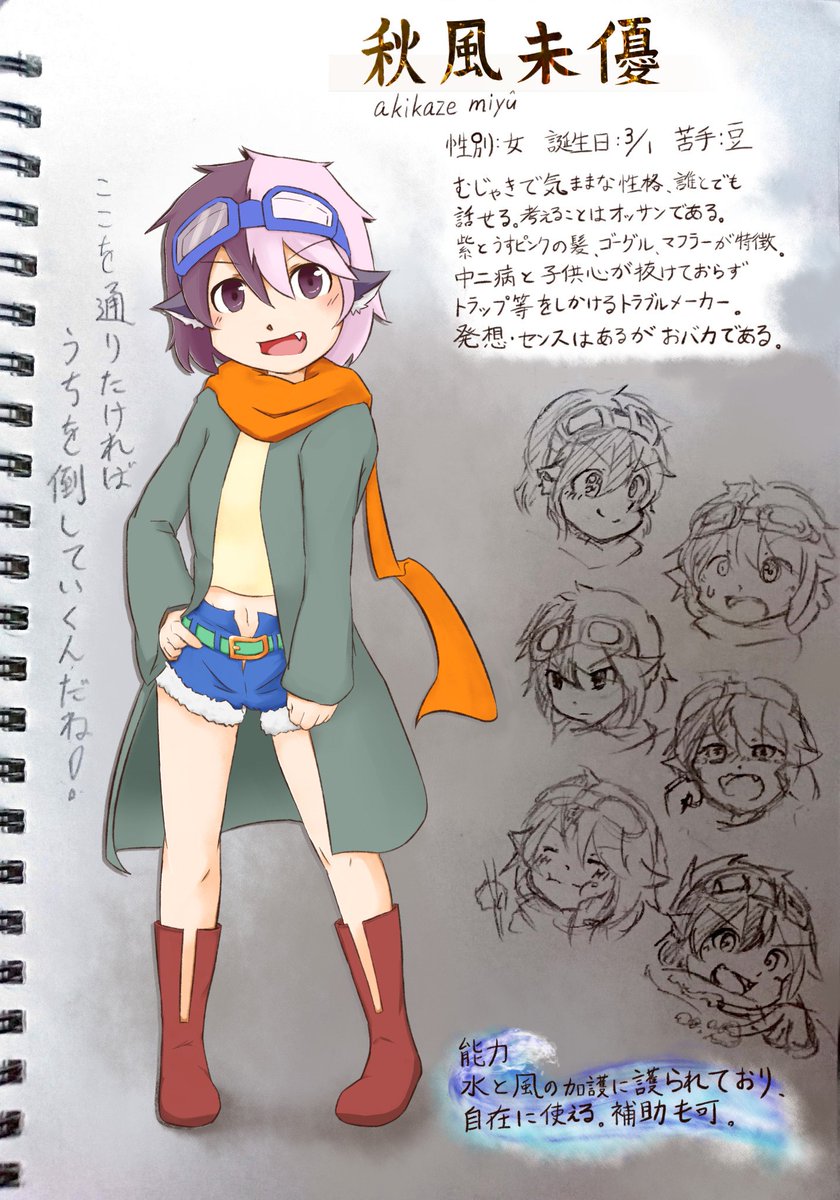 hisagi1's tweet photo. 【うちの子紹介】簡易設定資料 https://t.co/oCJQCwLA5r