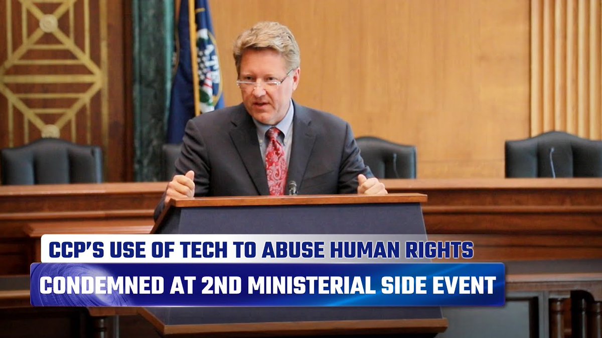 easternlighten's tweet photo. 👉👉👉CCP’s Use of Tech to Abuse Human Rights Condemned at 2nd Ministerial Side Event 🎬🎬🎬😮😮😮 #ccp #persecution #HumanRights
Source：https://t.co/X4vgJFR9YF https://t.co/uuPhsOph6j