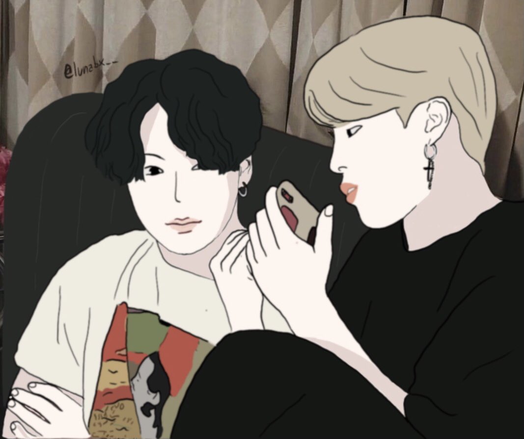 _lunabx__'s tweet photo. ꒰🦒🍋 * 。ノ

#kookmin #jikook #jimin #국민 #지민  #jungkook #illustration
#���국  #BTS #btsfanart
#procreate #digitalart #digitalpainting #ipadgen7 #ibispaintx https://t.co/OcJYBmfmKr