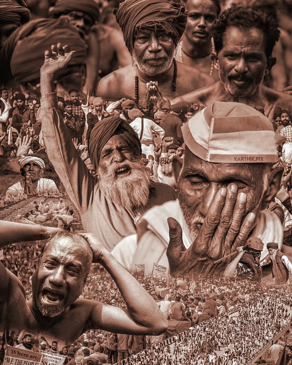 SVettrimaran's tweet photo. Design :@vinion_de 

Save farmers😫💔 @SSMusicTweet @BBCWorld @PTTVOnlineNews @TheVishnuVishal @rameshlaus @BawaRanjit @FarmersWeekly @htTweets @the_hindu @timesofindia @vikatan @KungumamW #FarmersProtests #punjabfarmersprotest https://t.co/qVkmDa83po