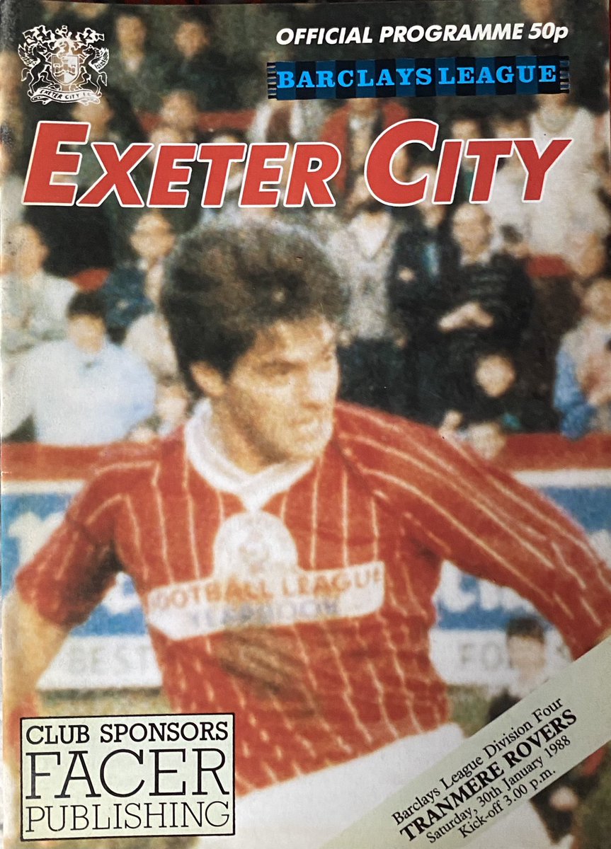 That was one of 3 meetings in the 70’s with Exeter recording 4.2 (77-78)and 3.0 (78/79)victories But Rovers did win on their 1st visit of the 80’s with big John Williams scoring in 1.0 win in May 85, Rovers recorded big wins in 87/88 (helped qualify for Wembley) #SWA  #TRFC