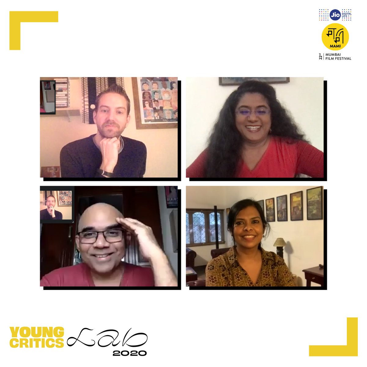 MumbaiFilmFest's tweet photo. The next round of the 11th edition of #YoungCriticsLab @MumbaiFilmFest festival begins today. Stay tuned as we discuss gender representation in film with  #YCL mentors @baradwajrangan &amp; @mike_mccahill, &amp; special guests, filmmaker #GayatriPushkar and film critic @annavetticad. https://t.co/6Od0M6niRJ