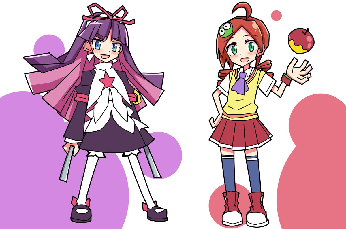 ぷよぷよの絵 りんごちゃん フェーリ ことかすのイラスト ぷよぷよの絵 りんごちゃん フェーリ ことかすのイラスト