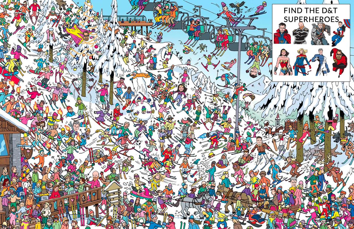 Can you spot all eight of our d&amp;t superheroes? 
 
*Picture was taken before social distancing measures were introduced.

team-dt.com/knowledge/our-…