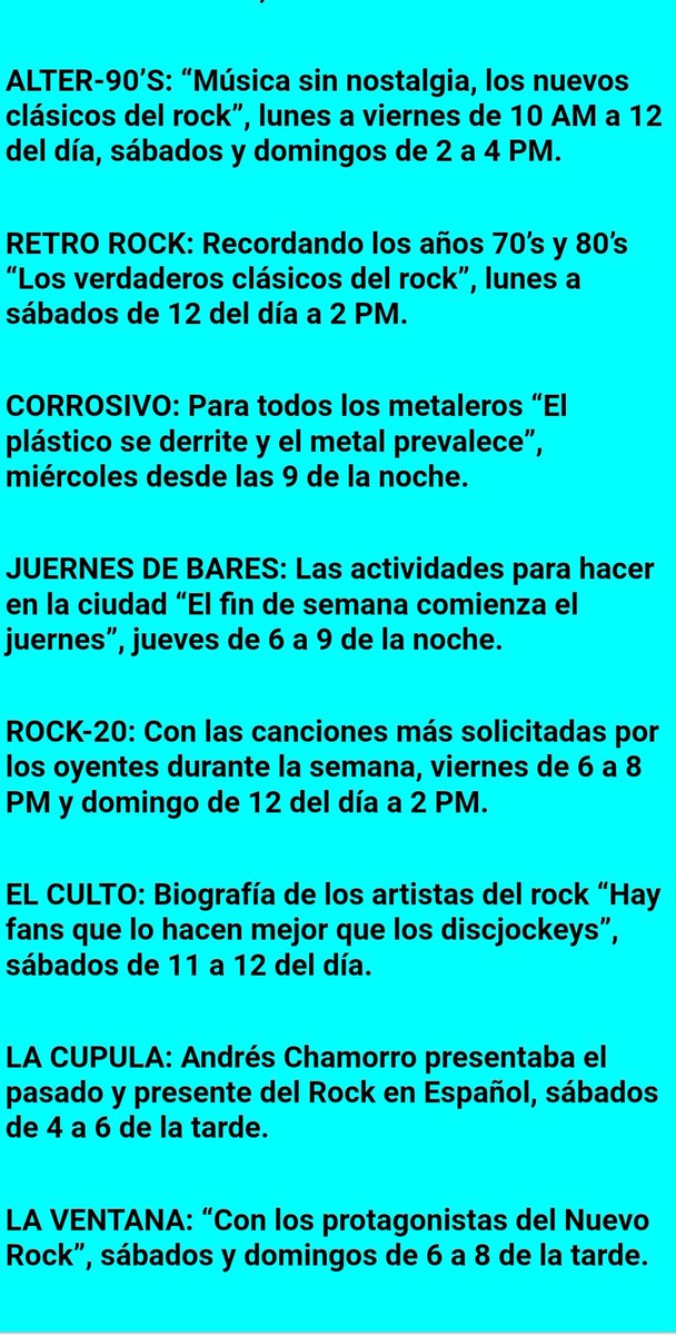 engineer755's tweet photo. Luego del esperado regreso de #Lacupuladeradioacktiva y #Alter90s Cuál de éstos programas te gustaría que regresara a Radioacktiva Medellín 102.3fm? @Radioacktivamed @juankiss67 @Chamorrock @chechenet @elmorarock @pepecardonac https://t.co/jEc1jia82O