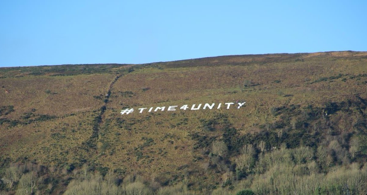 The famous Black Mountain in Belfast has spoken.

#Time4Unity