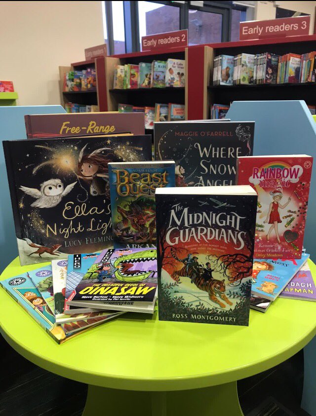 CAYPTeam's tweet photo. The #Christmas elves have left us some #brilliant new children's books @gateslibraries Central this morning. Get your hands on them by using our #RingAndRead service 0191 4338410 #KeepReading https://t.co/JlpnxCBIkP