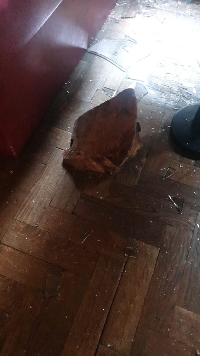 Thank you to the massive fucking prick who decided to put one of our windows through in the early hours..... seriously.... not cool... 🤦🏻‍♂️
