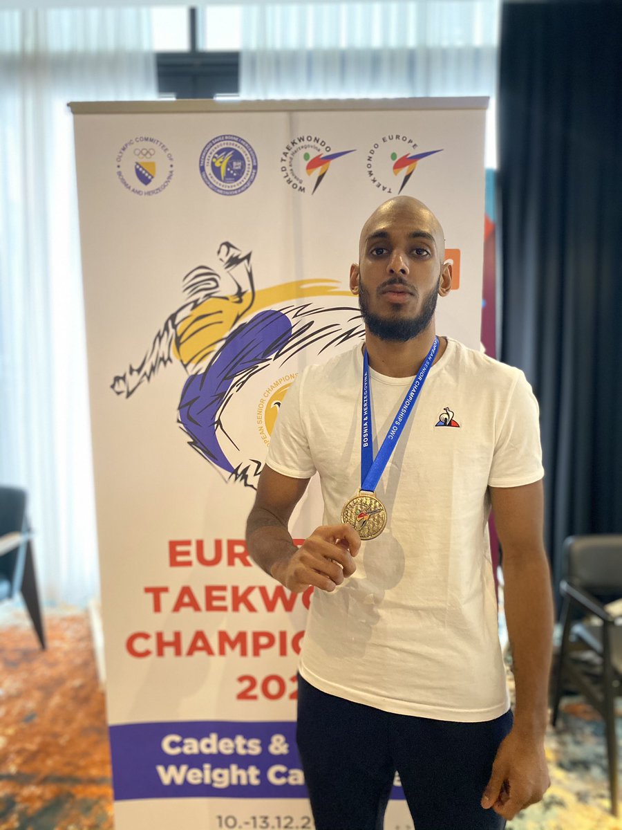 🥉 Médaillé de bronze aux championnats d’Europe de #taekwondo (catégorie olympique) à Sarayevo 🤜🏽🤛🏽