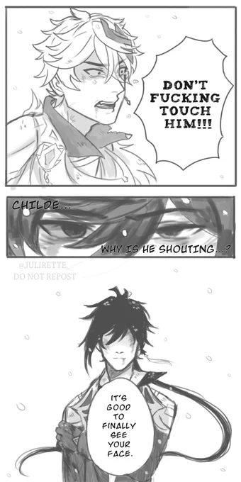 When he came, he didn't know there was an ambush 
TW///death
#chili #tartali #genshinimpactfanart  #原神 