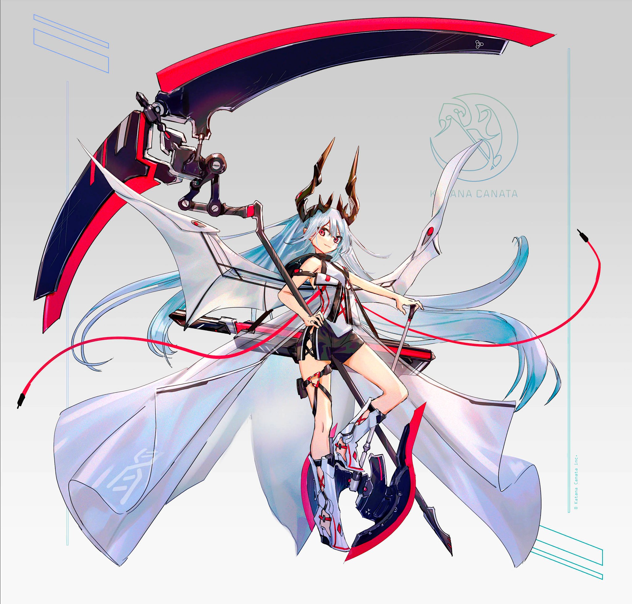 刀 彼方 メカ武器キャラクターデザイン 大鎌 刀 斧 刀 彼方 メカ武器キャラクターデザイン 大鎌 刀 斧