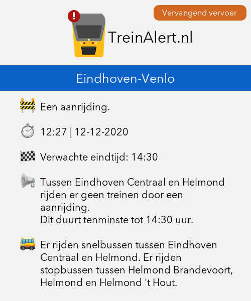 Melding aanrijding Brandevoort Helmond