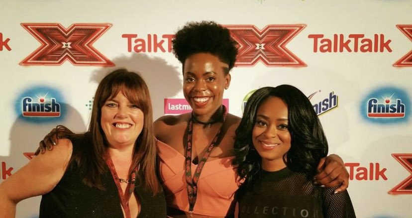 Relley_C's tweet photo. We smiling but this night was MAD 🤣 Can’t believe this was 4 years ago! What the hell! 🤣 @nessallan @GinaLouMusic #xfactor #livefinals 2016 https://t.co/wMvspKHhQe