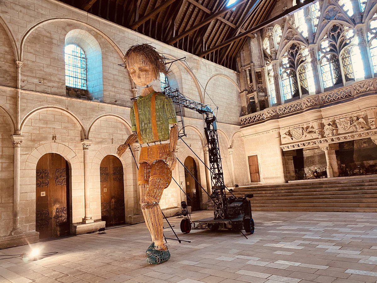 Lili est bien arrivée dans le palais des Ducs d’Aquitaine. Elle commence à apprendre la chorégraphie. Nous aussi 🙂 Et vous ? 
#lilireve #compagnielhommedebout #cielhommedebout