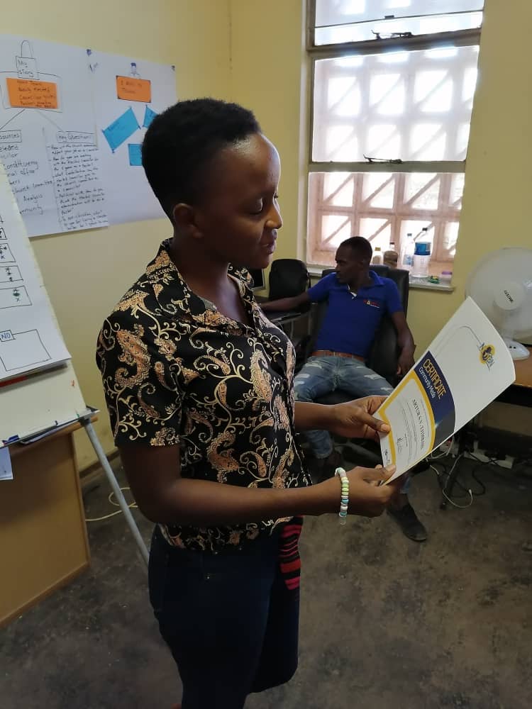 NCBN_Namibia's tweet photo. Another big NCBN community radio training completed at Kunene Radio in Opuwo. As a pair, trainers Hesron Kapanga and Levi Katire did 3 radio stations within 3 weeks. Supported by @dw_akademie https://t.co/e84rmDinnj