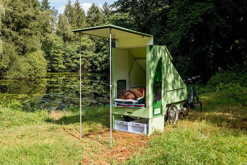 designboom's tweet image. the scout camper by CreaCon is a camping trailer for your ebike
designboom.com/design/scout-c…
