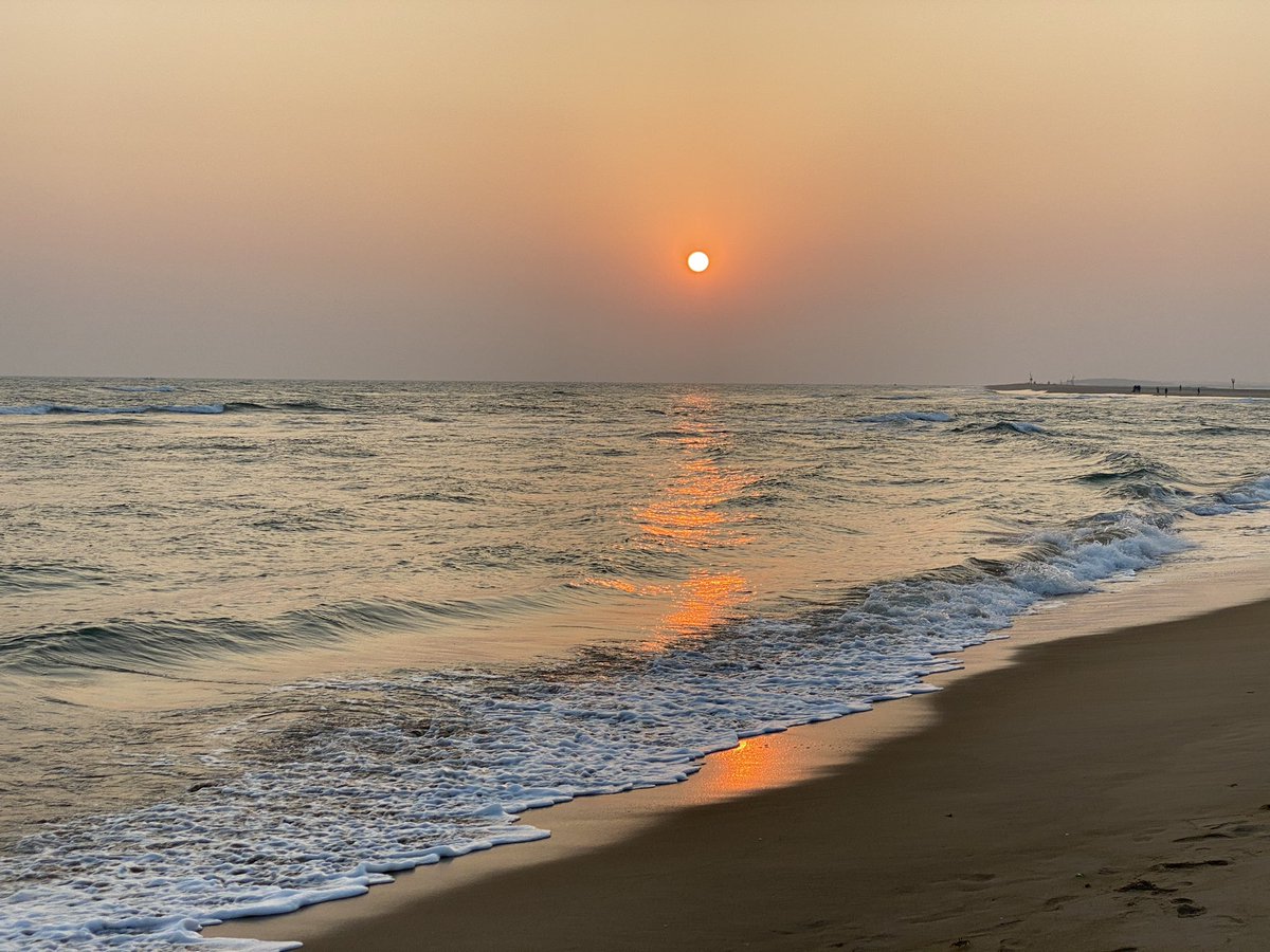 Sunset at  #Ramachandi!!  #EcoretreatOdisha &ndash; bei  Ramachandi Beach