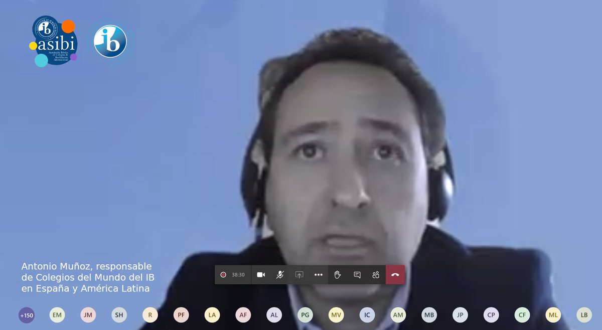 Asoc_ASIBI's tweet photo. Profesores de la OBI comparten hoy experiencias en un encuentro virtual. Gracias a Antonio Muñoz @SpainIB, responsable de Colegios del Mundo, y a Maripé Menéndez, @maripemenendez, responsable de desarrollo y reconocimiento, por ofrecerse a resolver dudas y compartir reflexiones. https://t.co/D88jjl68vO