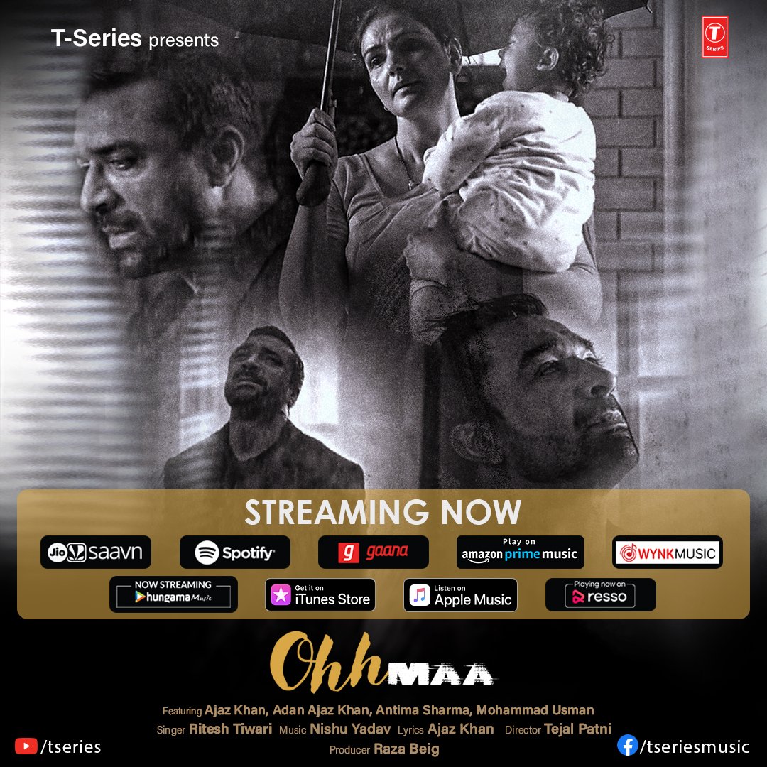 TSeries's tweet photo. The wait is finally over! Celebrate motherhood with our latest track. #OhhMaa is streaming now on all platforms. Tune in!
@tseries #Tseries #BhushanKumar @ajazkhanactor #AdnanAjazKhan #AntimaSharma #MohammadOsman #RiteshTiwari #NishuYadav #TejalPatni @razabeigsplash https://t.co/gMgA3h75he