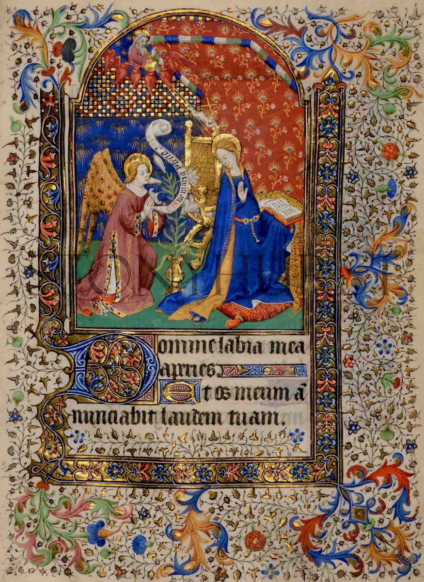 With end of term upon us, we wish the whole ⁦⁦<a href="/Stonyhurst/">Stonyhurst</a> ⁦@StonyhurstSMH⁩ community a peaceful #Advent and #MerryChristmas

(Annunciation of the Virgin Mary, Boardman MS XXXIII,
ascribed to the Master of the Harvard Hannibal, active c.1415-1430)