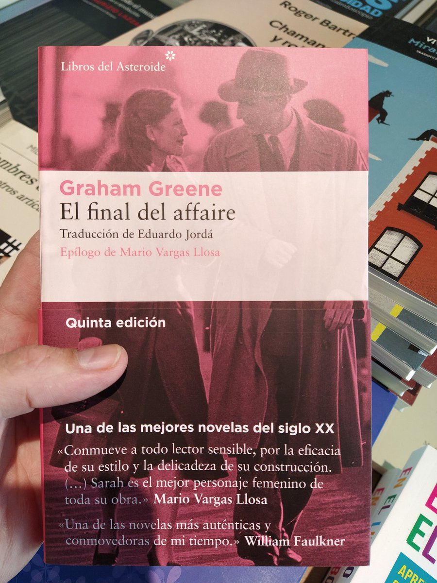 Buenas...este fin de semana sorteo este librazo de un gran escritor, editado por una de las mejores editoriales españolas. No, no tenés que joder a nadie ni tenés que seguirme, solo retuitear para participar. El lunes 14, 9am, sale el @ ganador. ¡Suerte!