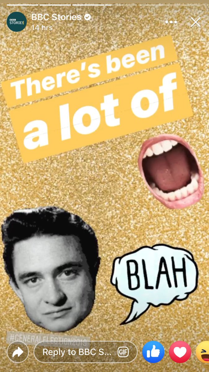 The day that voter registration was ending the BBC had stuff like this on their Facebook page.