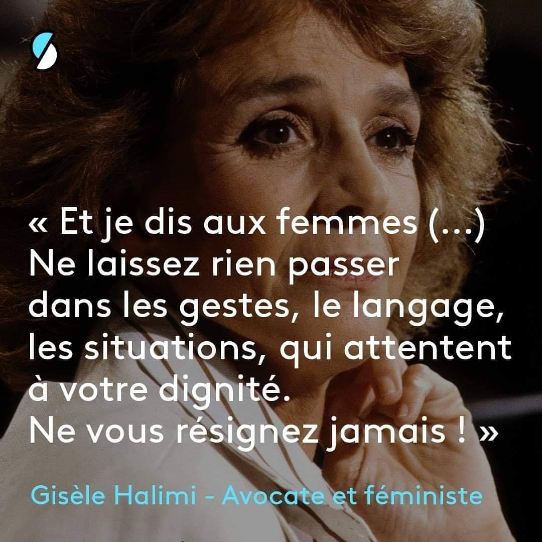 Ginie Giselehalimi Feministe T Co 3sa2aivzba Twitter