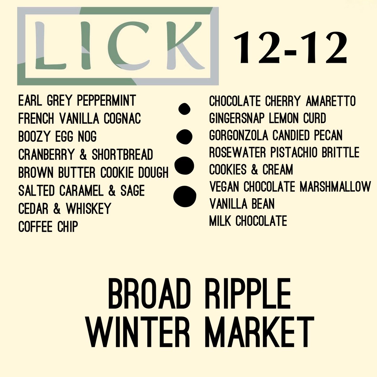 LICKlocal's tweet photo. Two more @broadripplefarmersmarket markets until Christmas! https://t.co/kvoheZ6oNf