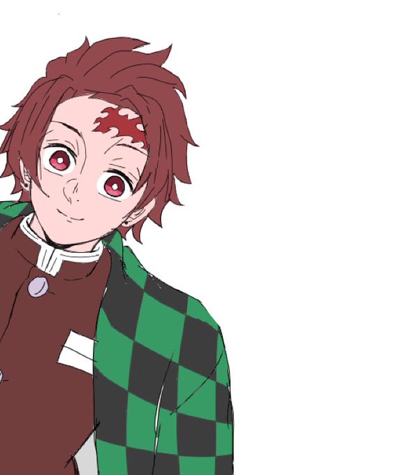 ぼいんさんがTwitterに投稿した竈門炭治郎(鬼滅の刃)のイラスト。