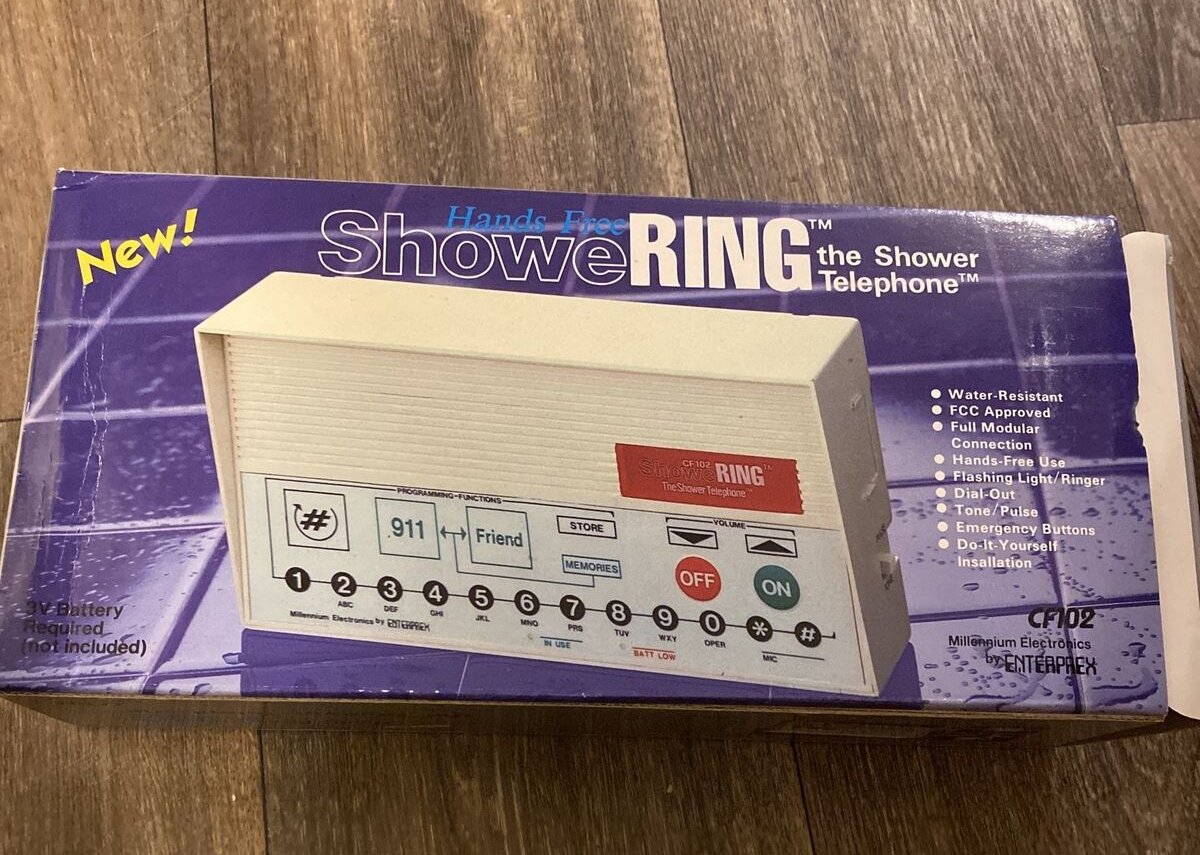 showeRING, the Shower Telephone™