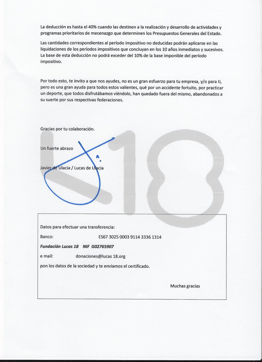 Por fin tenemos ya la Fundación! Hay muchos Pilotos y Deportistas que se pueden beneficiar de ayudas y apoyo en esta difícil etapa de su vida. Por ello, esperamos vuestro apoyo, con muy poco multiplicado por muchos se puede ayudar mucho. Contamos con vosotros! ¡Muchas gracias!