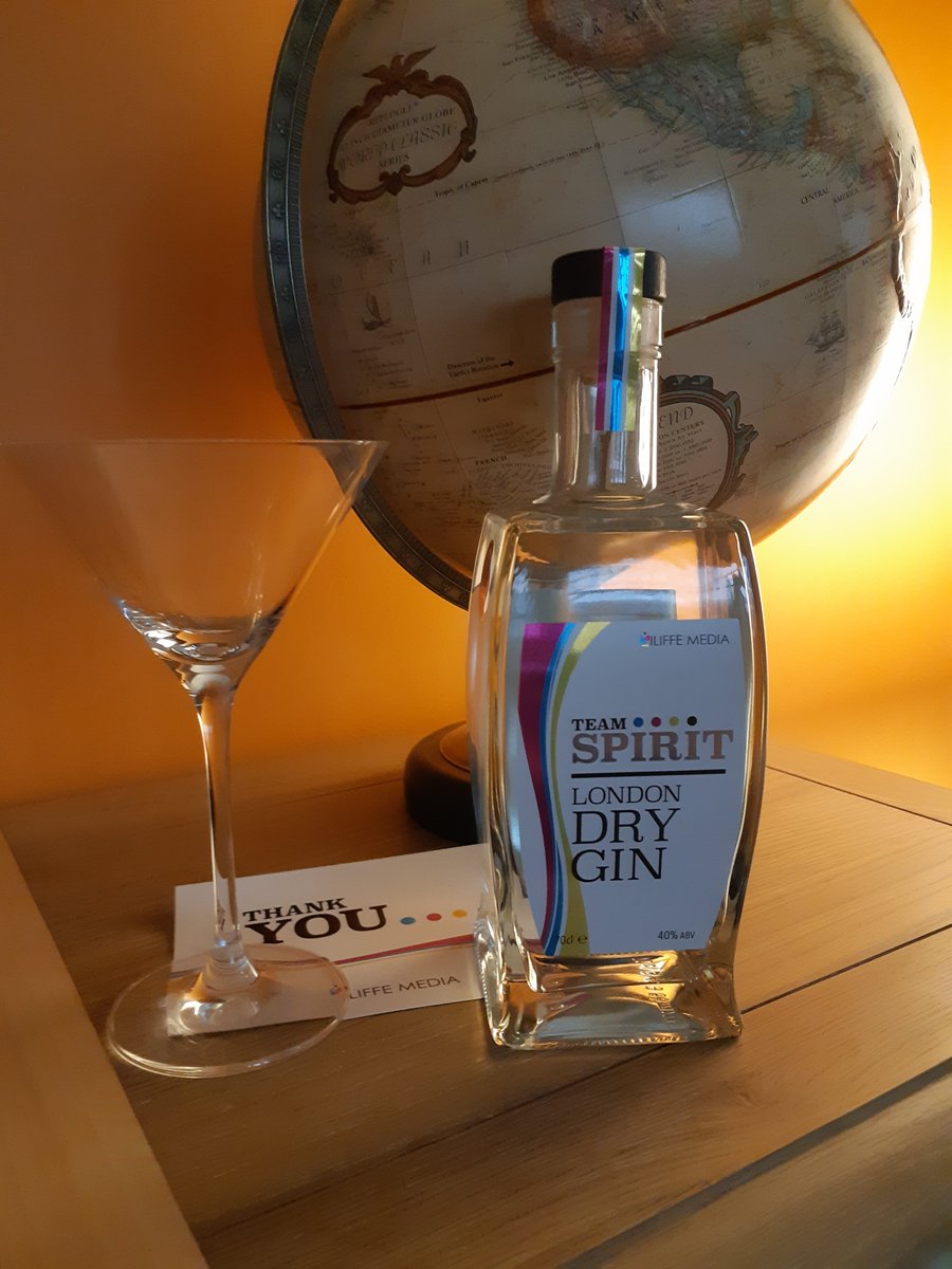 Get the ice and a slice ready, it looks like a G&amp;T will be in store tonight. What a lovely surprise. Thanks <a href="/IliffeMedia/">Iliffe Media</a>