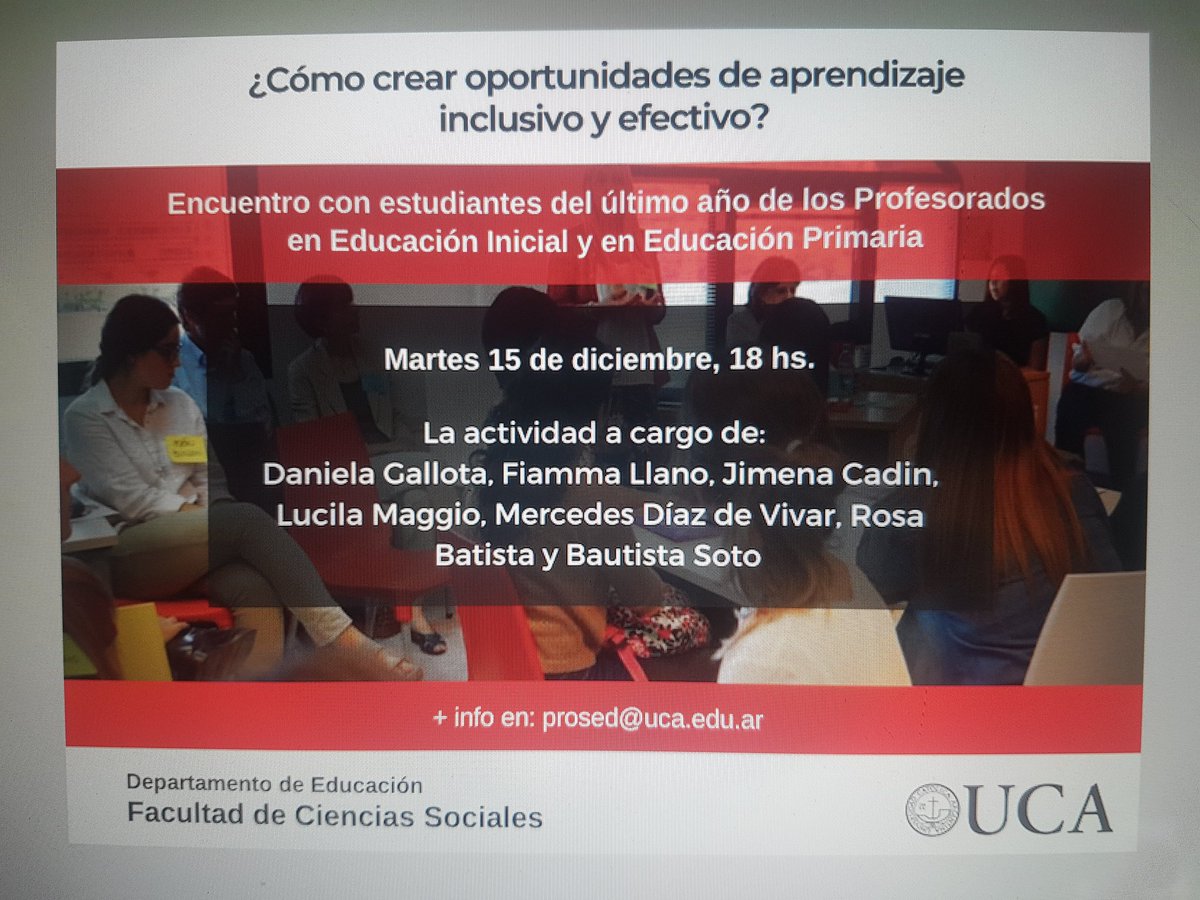 GabrielaAzar_'s tweet photo. Taller a cargo de estudiantes de 4 año de los profesorados universitarios en educación inicial y primaria.Páctica docente en el modelo AIE https://t.co/TCNZ01oQ7f