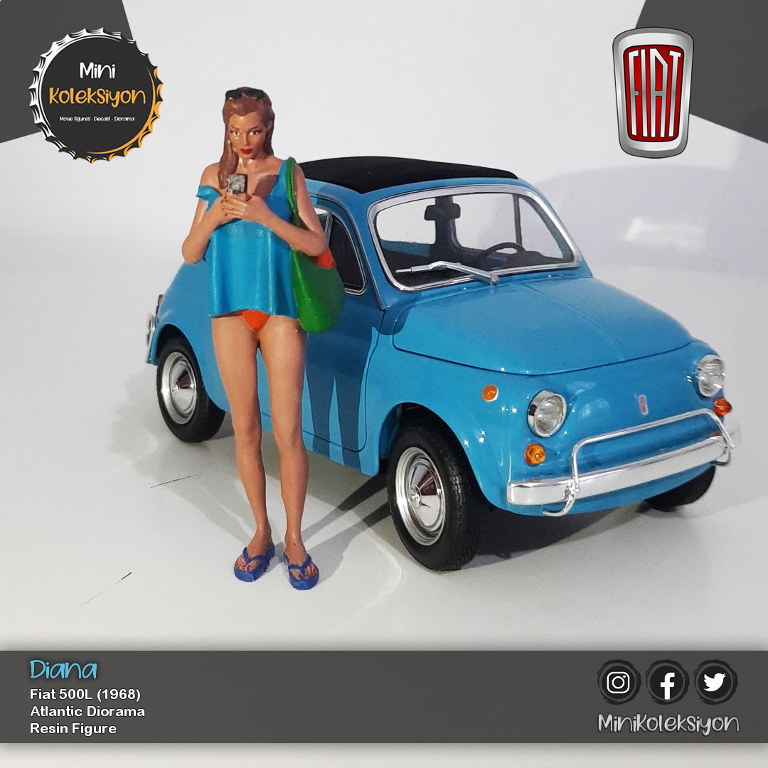 MiniKoleksiyon's tweet photo. 📸 𝗗𝗶𝗮𝗻𝗮 &amp; 𝗙𝗶𝗮𝘁 𝟱𝟬𝟬𝗟
💥 Figure: #Diana
🔍 Size: 9,7 cm
📅 Release year: 2019
📦 Type: #ResinFigure
🏠 Manufacturer: #AtlanticCase

🚗 Car Model: #Fiat500L
📅 Model year: 1968
🏠 Manufacturer: #Minichamps https://t.co/ZGsOhfscSz