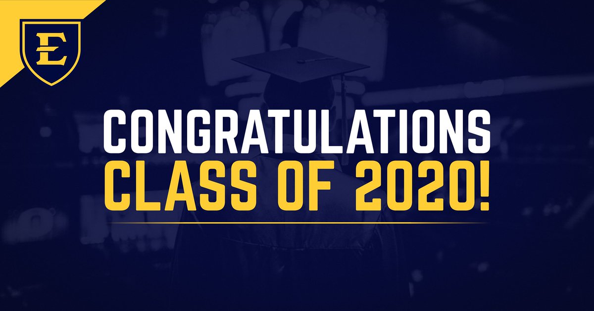 ETSUOnline's tweet photo. Congratulations to all the graduates in the Class of 2020!! 💙💛🎓
@ETSUAlumni @ClemmerEtsu @ETSUCPH @etsucon @ETSUCBAT @ETSU_SGS @ETSUCCRHS @ETSUAdmissions @ETSUTransfer https://t.co/Jhlk2M5K8P