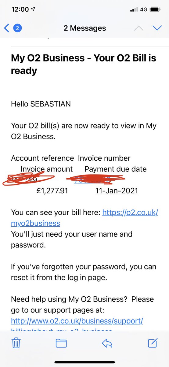 r11kom's tweet photo. @O2 why after numerous phone calls &amp; emails &amp; I still getting someone else’s bill. I’m not even with you PLEASE STOP https://t.co/TBZ04UaKfa