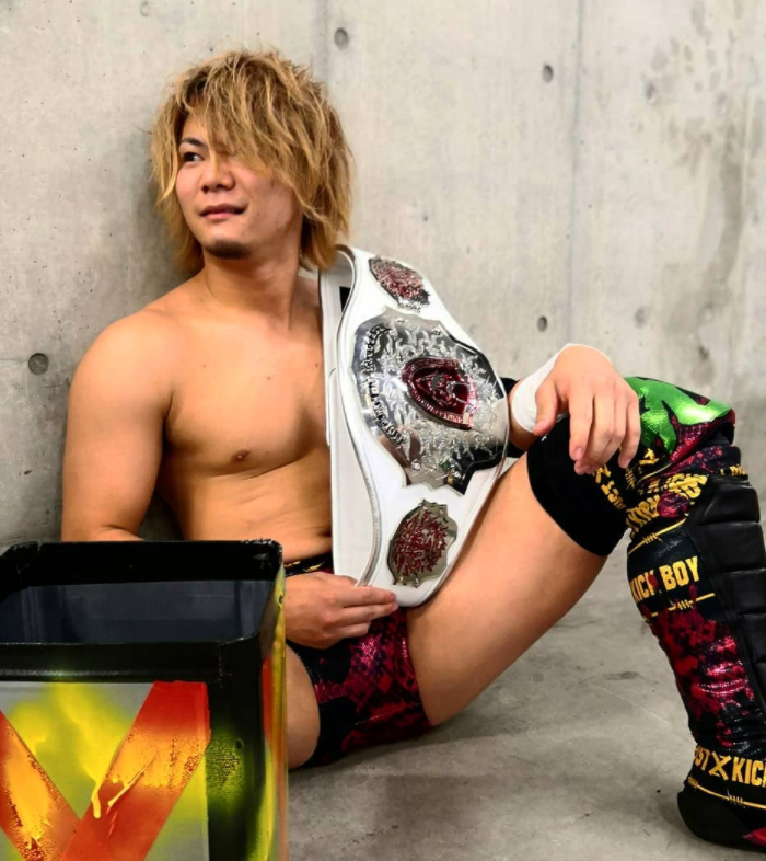 Kaito Ishida- JUST A KICK BOY- that's his actual nickname- and his theme song- actually kicks a lot- this is just a personal opinion but i think he's an excellent seller- rl bffs with OWE's Takehiro Yamamura- went thru blackpink phase- i believe his future is bright