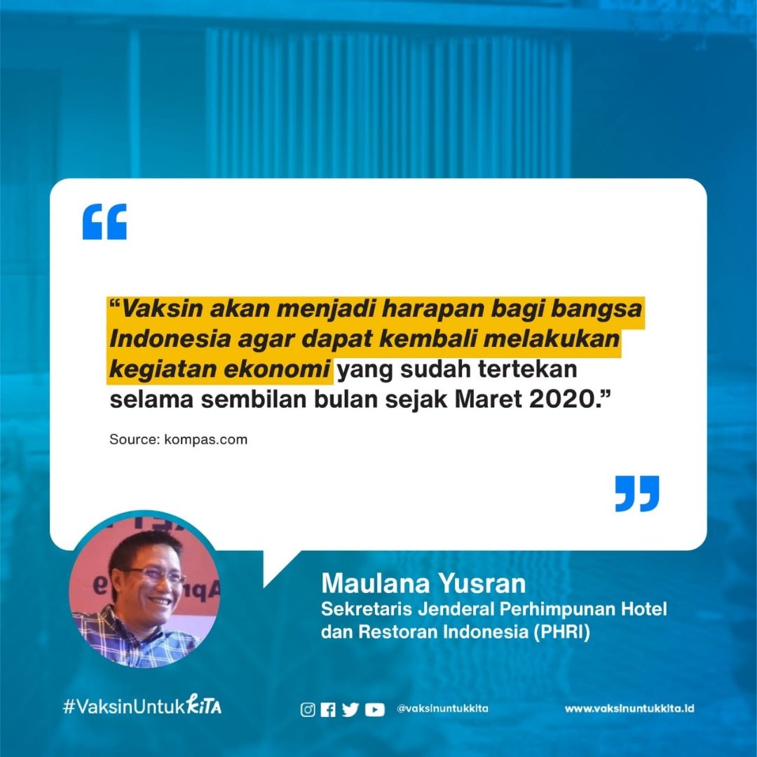 Selvy_Permana27's tweet photo. Mari kita saling bergandengan tangan dan saling mendukung dengan datangnya vaksin Covid -19 , sehingga negeri ini bisa bangkit kembali dari keterpurukan ekonomi, dan pandemi ini bisa segera berlalu #VaksinUntukKita https://t.co/R4vP68iPpl